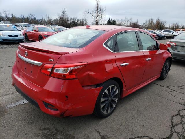 3N1AB7AP2GY300340 - 2016 NISSAN SENTRA S RED photo 3