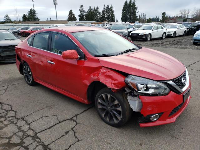 3N1AB7AP2GY300340 - 2016 NISSAN SENTRA S RED photo 4