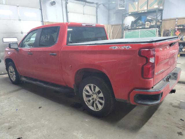 1GCPYBEH9LZ186929 - 2020 CHEVROLET SILVERADO K1500 CUSTOM RED photo 2