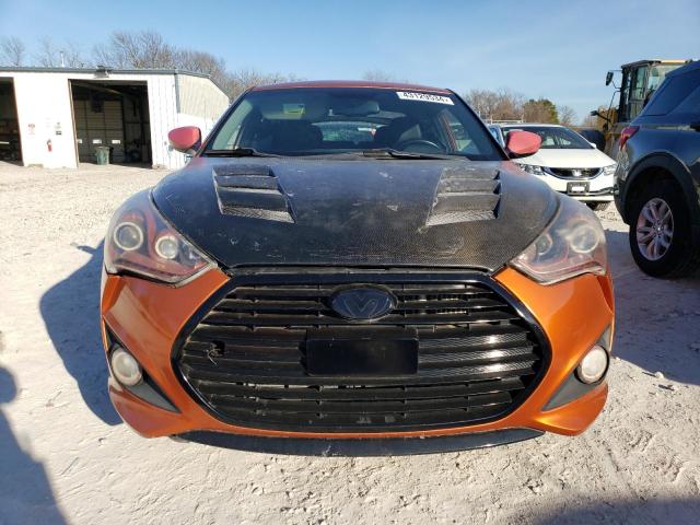 KMHTC6AE9DU137918 - 2013 HYUNDAI VELOSTER TURBO ORANGE photo 5