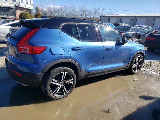 YV4162UM0L2270329 - 2020 VOLVO XC40 T5 R-DESIGN BLUE photo 3