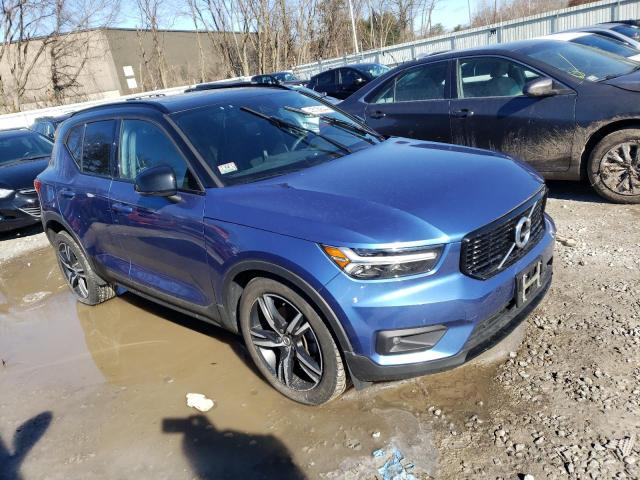 YV4162UM0L2270329 - 2020 VOLVO XC40 T5 R-DESIGN BLUE photo 4