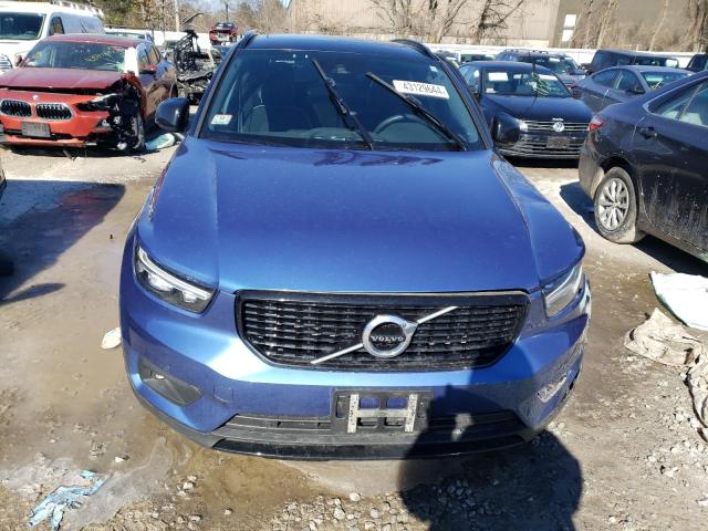 YV4162UM0L2270329 - 2020 VOLVO XC40 T5 R-DESIGN BLUE photo 5