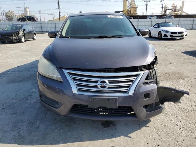 3N1AB7AP2EY302716 - 2014 NISSAN SENTRA S GRAY photo 5