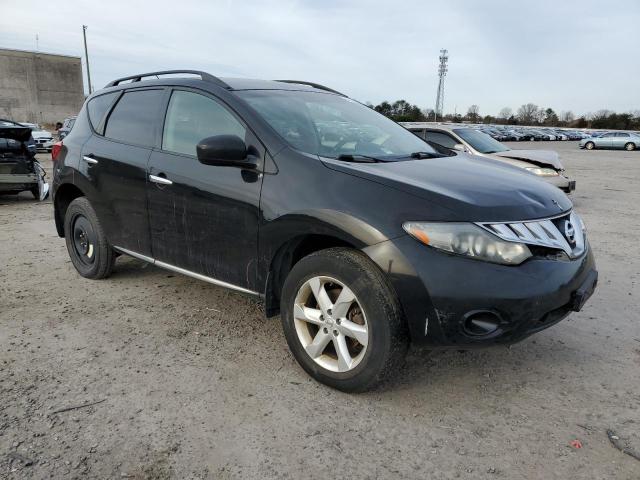 JN8AZ18W69W126631 - 2009 NISSAN MURANO S BLACK photo 4