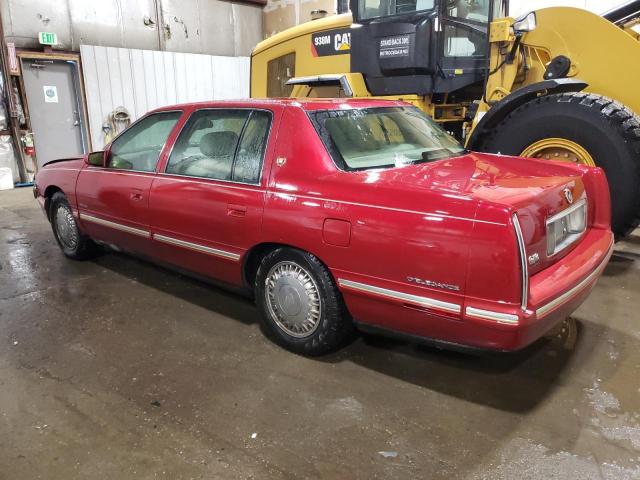 1G6KE54Y1XU723644 - 1999 CADILLAC DEVILLE DELEGANCE RED photo 2