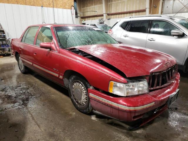 1G6KE54Y1XU723644 - 1999 CADILLAC DEVILLE DELEGANCE RED photo 4