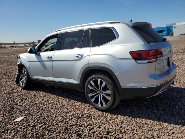 1V2NR2CA2KC620196 - 2019 VOLKSWAGEN ATLAS SEL PREMIUM SILVER photo 2