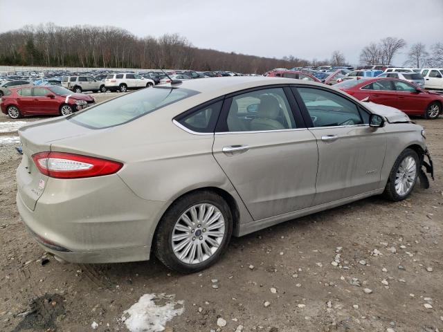 3FA6P0LU8FR187796 - 2015 FORD FUSION SE HYBRID BEIGE photo 3