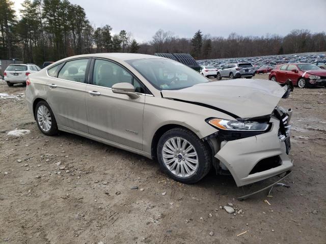 3FA6P0LU8FR187796 - 2015 FORD FUSION SE HYBRID BEIGE photo 4