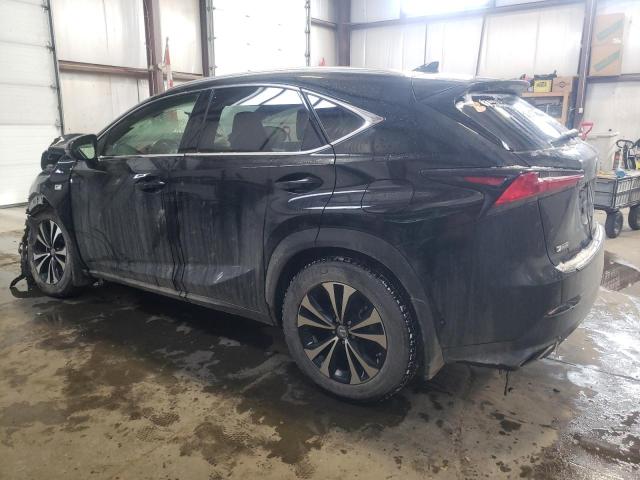 JTJBARBZ5J2172629 - 2018 LEXUS NX 300 BASE შავი ფოტო 2