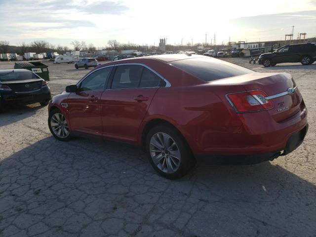 1FAHP2FW7AG144519 - 2010 FORD TAURUS LIMITED RED photo 2