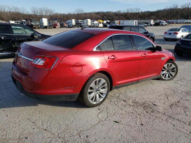 1FAHP2FW7AG144519 - 2010 FORD TAURUS LIMITED RED photo 3