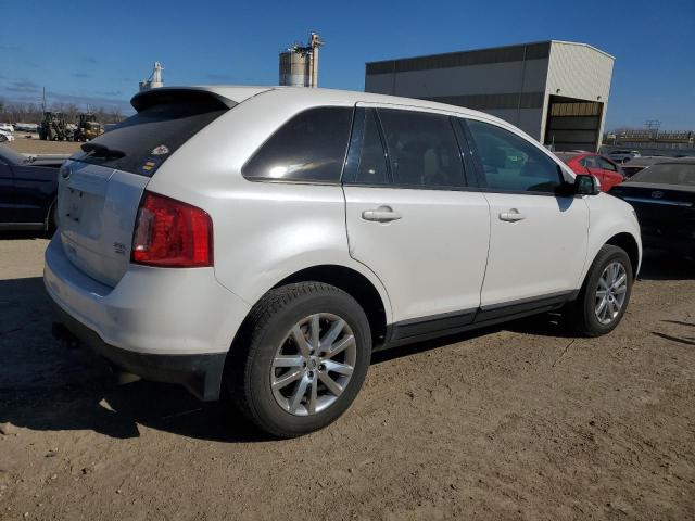 2FMDK4JC3DBC92495 - 2013 FORD EDGE SEL WHITE photo 3