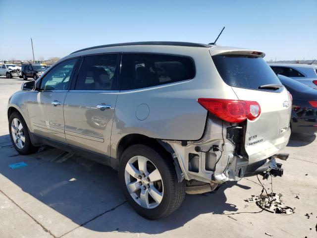 1GNLRHED7AS112109 - 2010 CHEVROLET TRAVERSE LTZ GOLD photo 2