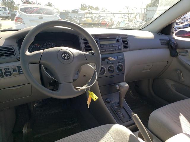 JTDBR32E952061478 - 2005 TOYOTA COROLLA CE SILVER photo 8