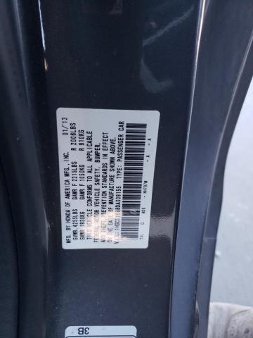 1HGCT1B88DA009155 - 2013 HONDA ACCORD EXL GRAY photo 13