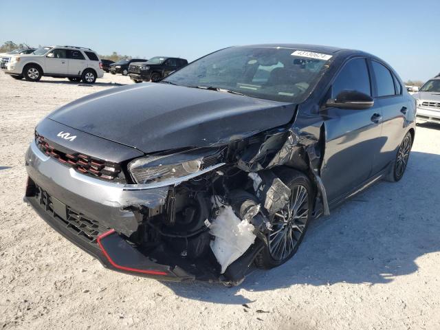 3KPF54AD8NE421676 - 2022 KIA FORTE GT LINE GRAY photo 1