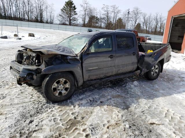 3TMMU52N89M008501 - 2009 TOYOTA TACOMA DOUBLE CAB LONG BED GRAY photo 1