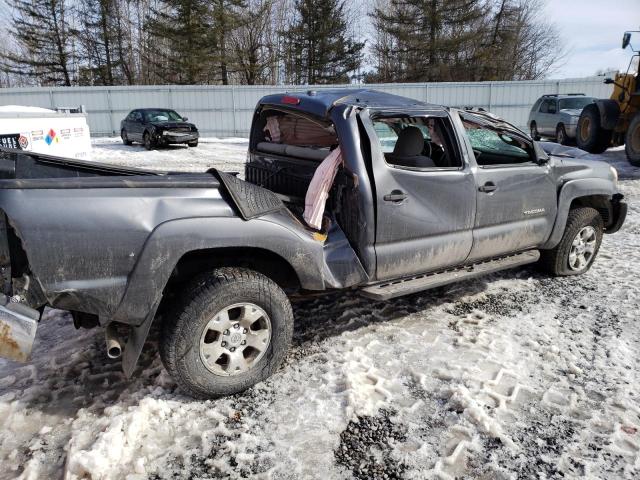 3TMMU52N89M008501 - 2009 TOYOTA TACOMA DOUBLE CAB LONG BED GRAY photo 3