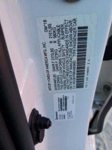 19UUB1F69KA005483 - 2019 ACURA TLX TECHNOLOGY WHITE photo 13