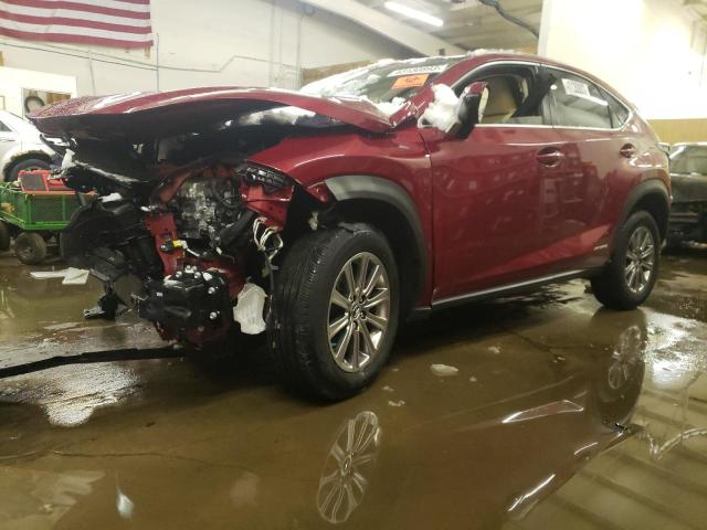 JTJDJRDZ0M2158454 - 2021 LEXUS NX 300H BASE BURGUNDY photo 1