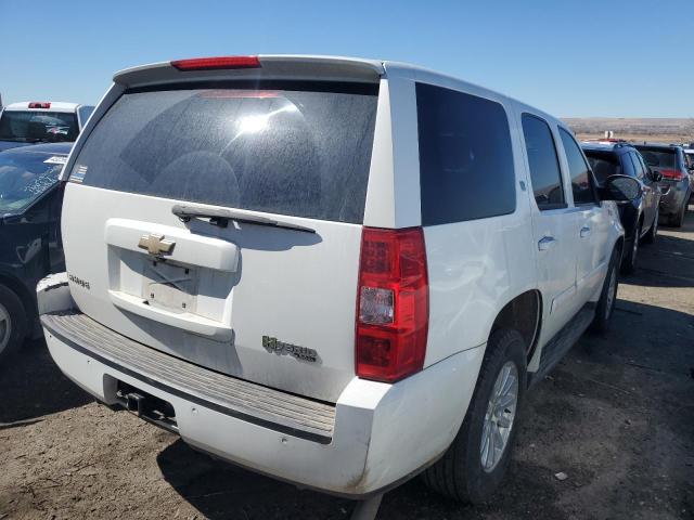 1GNFK13569R170509 - 2009 CHEVROLET TAHOE HYBRID WHITE photo 3