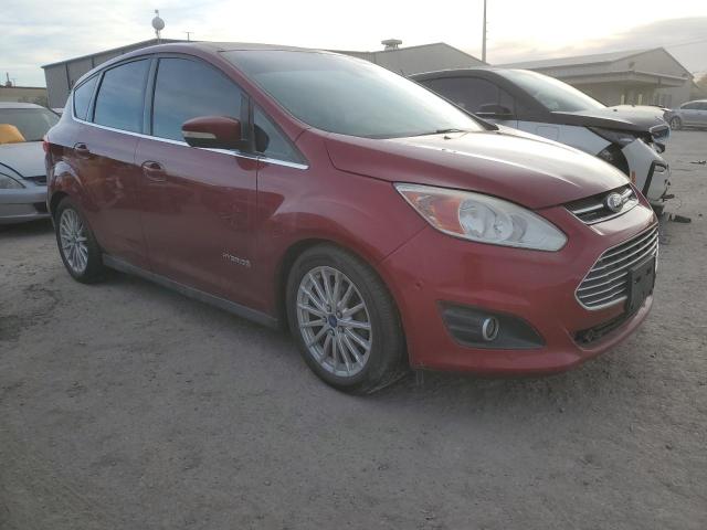 1FADP5BU9DL506432 - 2013 FORD C-MAX SEL BURGUNDY photo 4