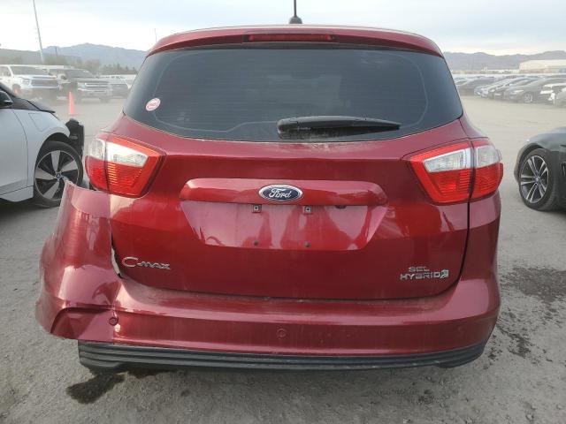 1FADP5BU9DL506432 - 2013 FORD C-MAX SEL BURGUNDY photo 6