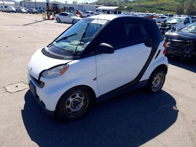 WMEEJ31X29K239245 - 2009 SMART FORTWO PURE WHITE photo 1