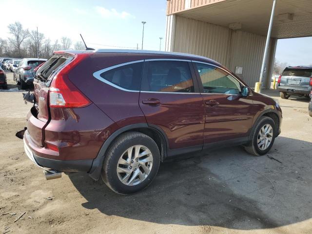 5J6RM4H77FL014757 - 2015 HONDA CR-V EXL BURGUNDY photo 3