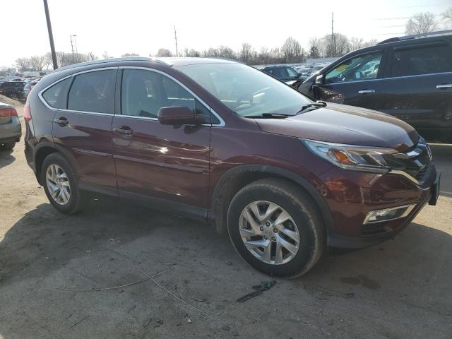 5J6RM4H77FL014757 - 2015 HONDA CR-V EXL BURGUNDY photo 4