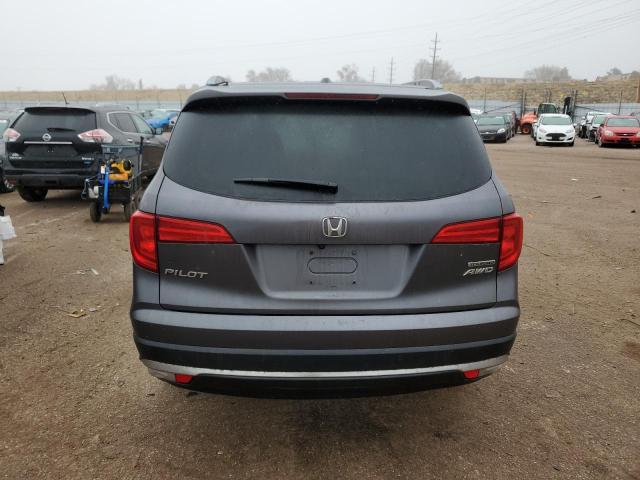 5FNYF6H96JB022434 - 2018 HONDA PILOT TOURING GRAY photo 6