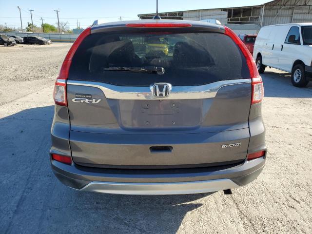 5J6RM3H93FL021412 - 2015 HONDA CR-V TOURING GRAY photo 6