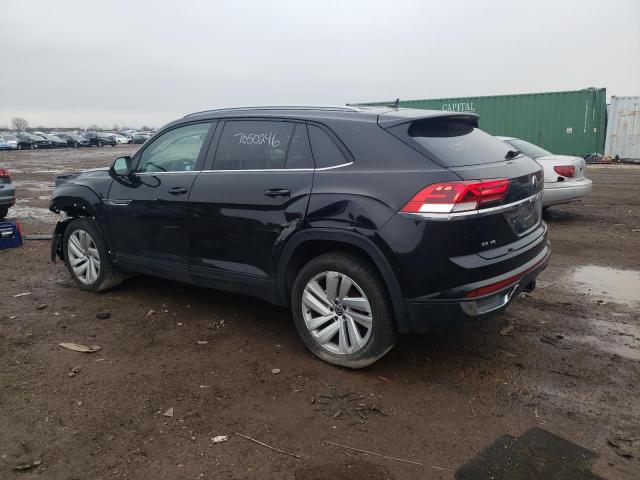 1V21E2CA5LC227627 - 2020 VOLKSWAGEN ATLAS CROS SE შავი ფოტო 2