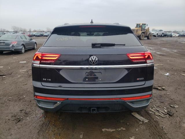 1V21E2CA5LC227627 - 2020 VOLKSWAGEN ATLAS CROS SE BLACK photo 6