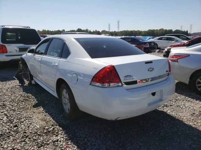 2G1WF5EK2B1159327 - 2011 CHEVROLET IMPALA LS WHITE photo 3