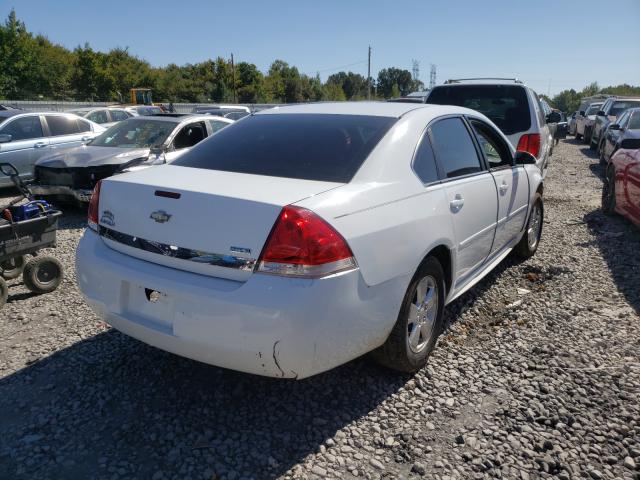 2G1WF5EK2B1159327 - 2011 CHEVROLET IMPALA LS WHITE photo 4