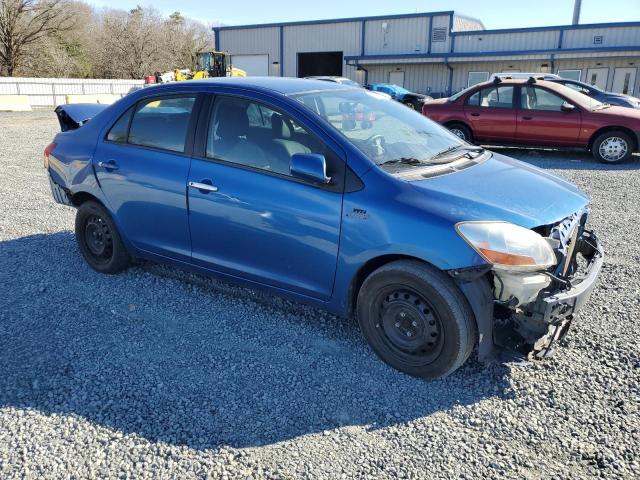 JTDBT903894051329 - 2009 TOYOTA YARIS BLUE photo 4