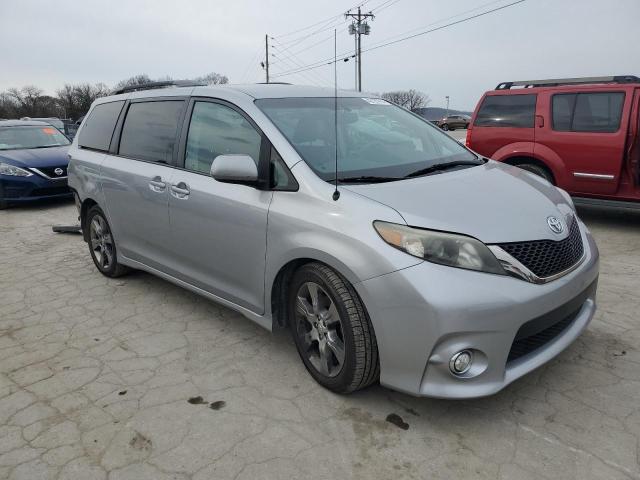 5TDXK3DC7CS217626 - 2012 TOYOTA SIENNA SPORT SILVER photo 4