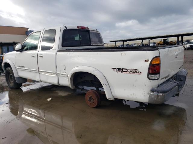 5TBBT48162S317410 - 2002 TOYOTA TUNDRA ACCESS CAB LIMITED WHITE photo 2
