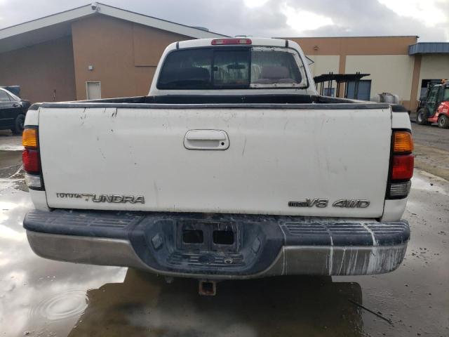 5TBBT48162S317410 - 2002 TOYOTA TUNDRA ACCESS CAB LIMITED WHITE photo 6