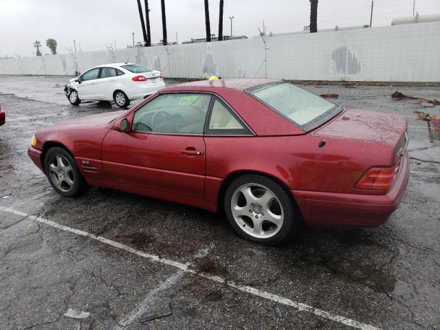 WDBFA76F3YF190203 - 2000 MERCEDES-BENZ SL 600 RED photo 2