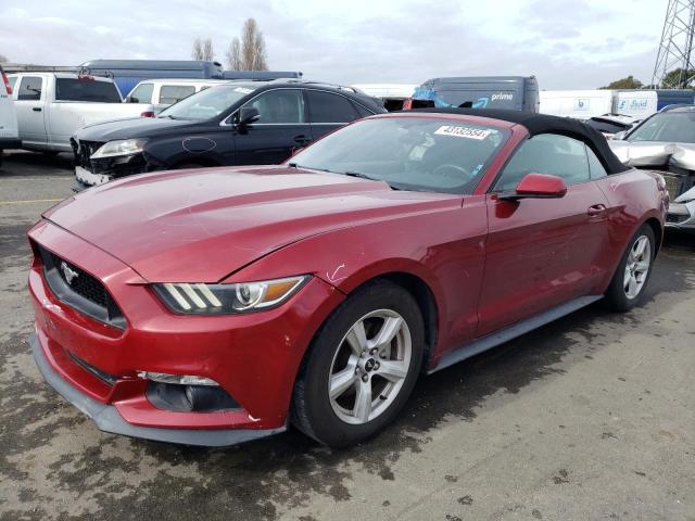 1FATP8EM2G5318322 - 2016 FORD MUSTANG RED photo 1