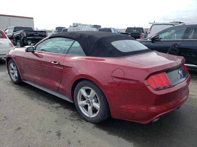 1FATP8EM2G5318322 - 2016 FORD MUSTANG RED photo 2