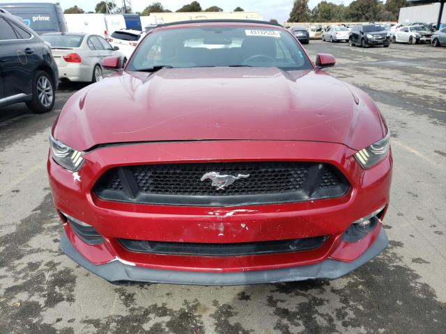 1FATP8EM2G5318322 - 2016 FORD MUSTANG RED photo 5