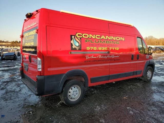 3C6TRVDG0LE100920 - 2020 RAM PROMASTER 2500 HIGH Қызыл фото 3