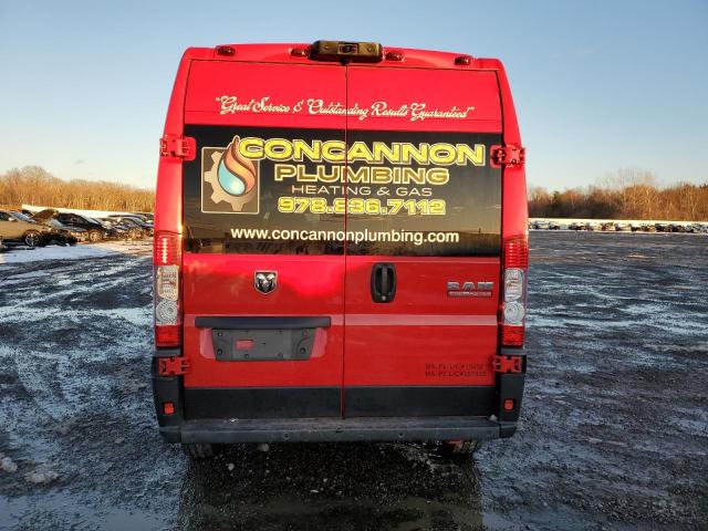 3C6TRVDG0LE100920 - 2020 RAM PROMASTER 2500 HIGH Қызыл фото 6