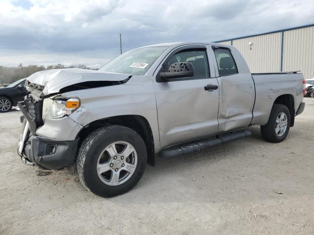 5TFRM5F18EX081627 - 2014 TOYOTA TUNDRA DOUBLE CAB SR/SR5 SILVER photo 1