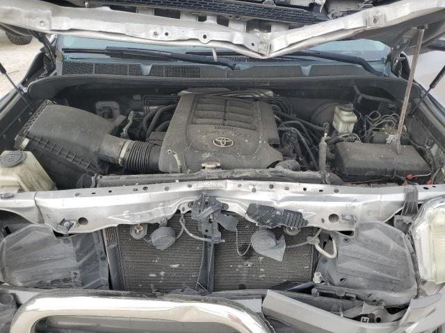 5TFRM5F18EX081627 - 2014 TOYOTA TUNDRA DOUBLE CAB SR/SR5 SILVER photo 11